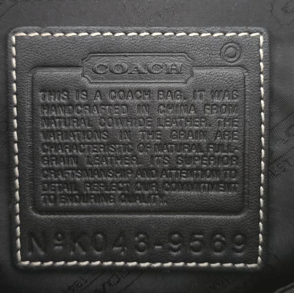 Coach Vintage 90\'s Y2K Elegant Black Leather Legacy Backpack 9569 main image 9